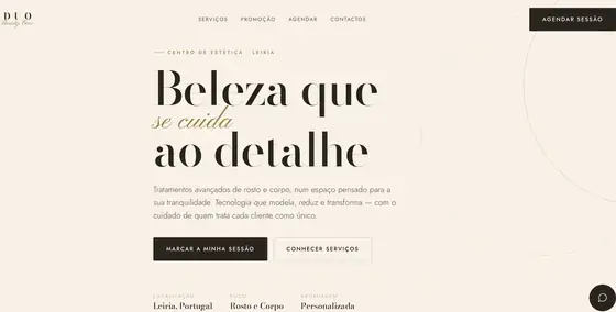 Página do Duo Beauty