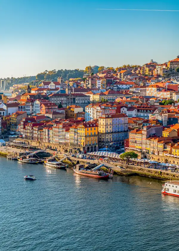 Vista sobre o centro histórico do Porto